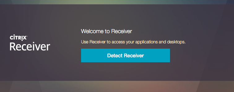 citrix receiver for mac starting application